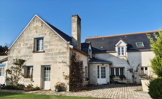Le Jardin des oiseaux - Chambre d'hôtes à Coteaux-sur-Loire - vue façade
